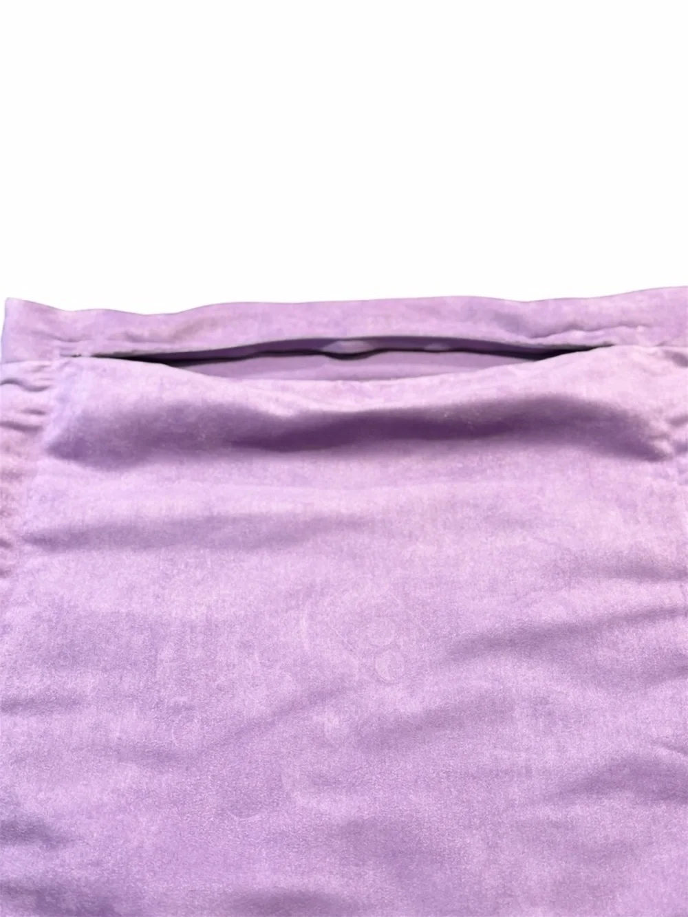 Lavender Butterfly Embroidered Decorative Pillow Cover